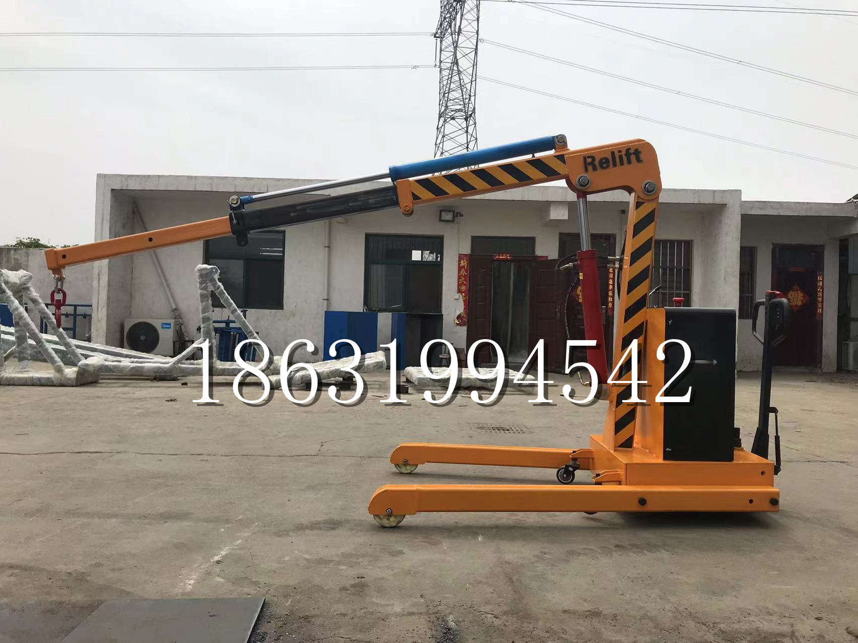 长武县久征定做3吨三轮随车吊 农用园林绿化移树吊 平板工程用小吊机