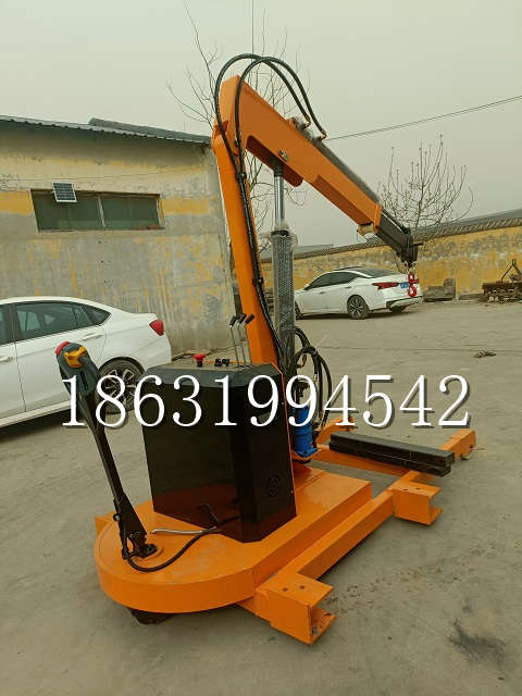 长武县自卸车厢随车吊 自制轮式四不像起重机 四驱平板吊 5吨 贵盛